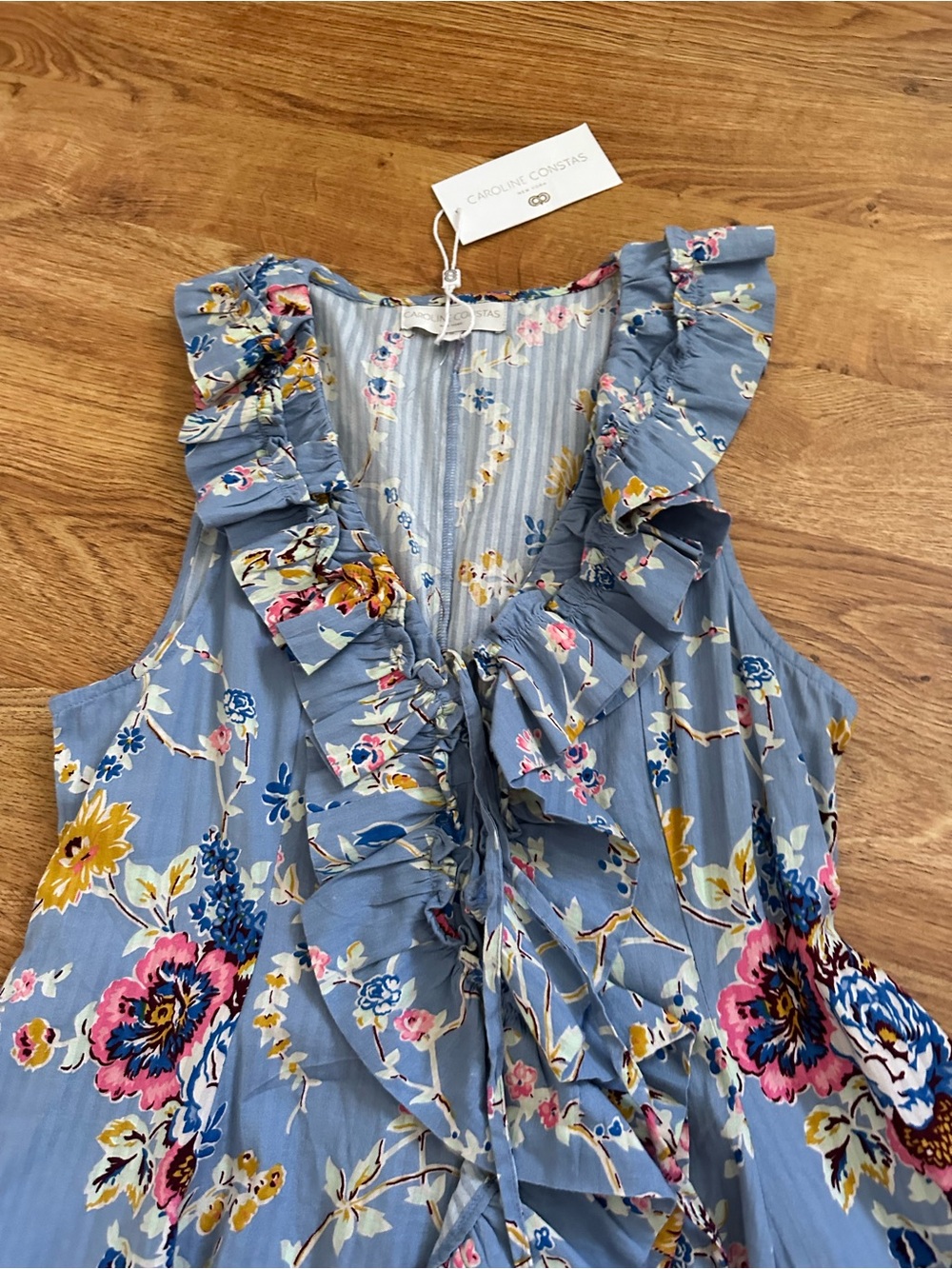 NWT Caroline Constas Kylah Print Floral Mini Dress XS - Picture 4 of 16